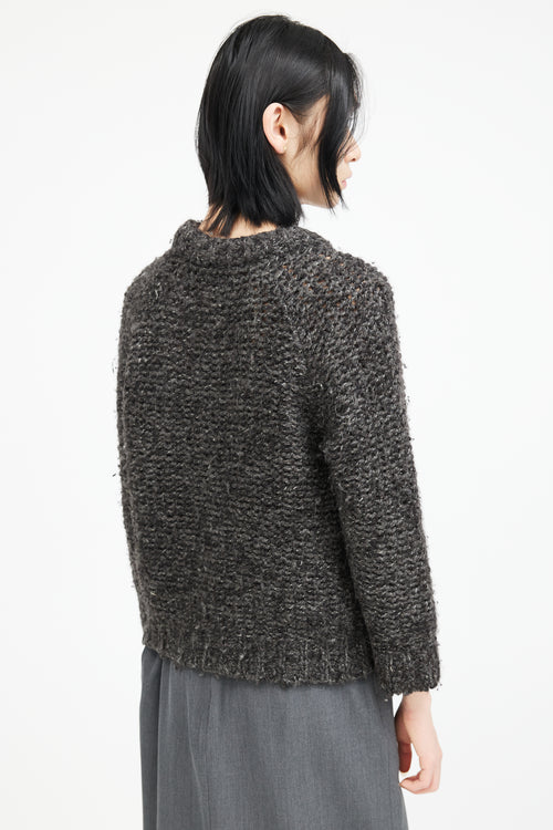 Isabel Marant Grey Wool Knit Sweater