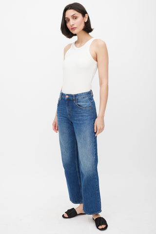 Isabel Marant Medium Wash Straight Leg Jeans