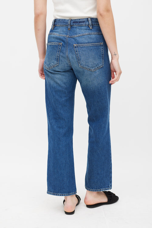 Isabel Marant Medium Wash Straight Leg Jeans