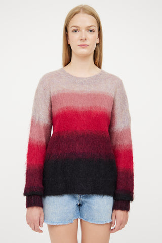 Isabel Marant Étoile Pink 
Purple Mohair Drussell Sweater