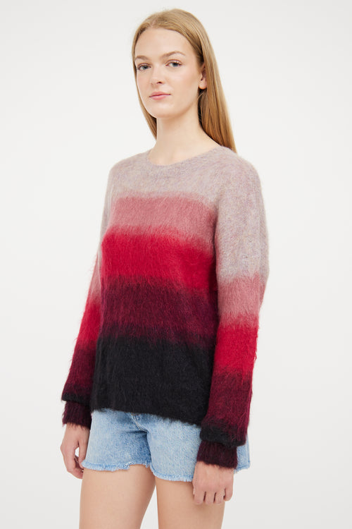 Isabel Marant Étoile Pink 
Purple Mohair Drussell Sweater