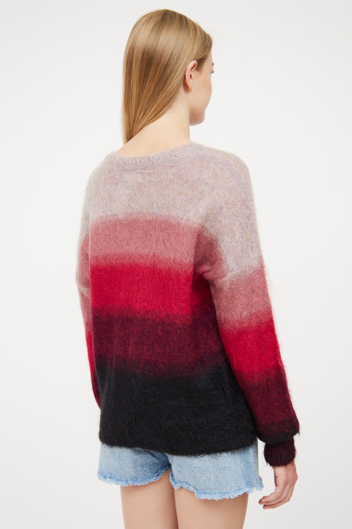 Isabel Marant Étoile Pink 
Purple Mohair Drussell Sweater