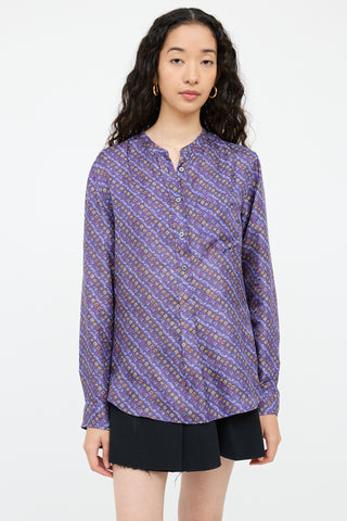 Silk Pattern Blouse