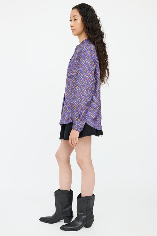 Silk Pattern Blouse