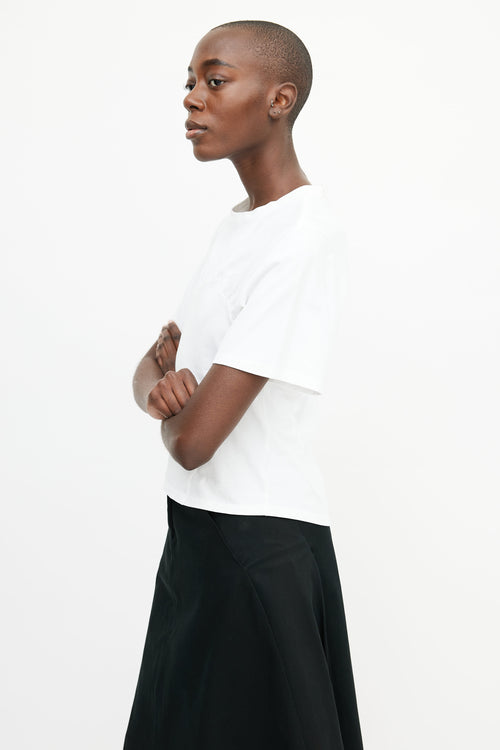 Isabel Marant White Panelled Sweetheart T-Shirt