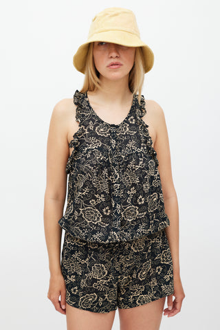 Isabel Marant Yellow Dyed Loiena Bucket Hat