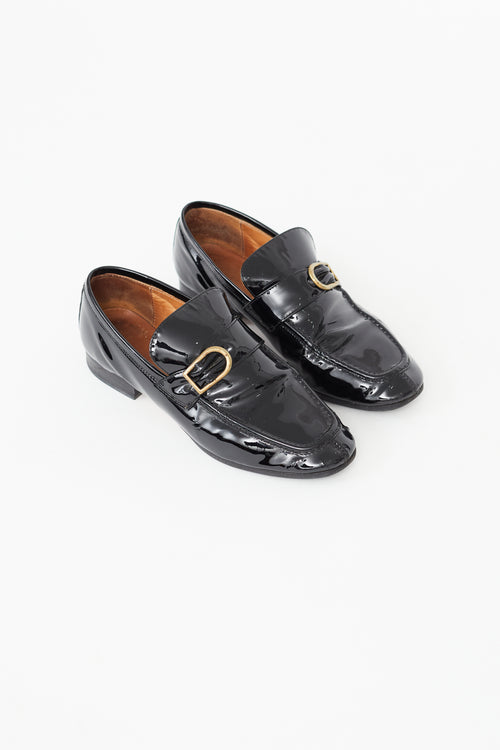 Isabel Marant Black Patent August Loafer