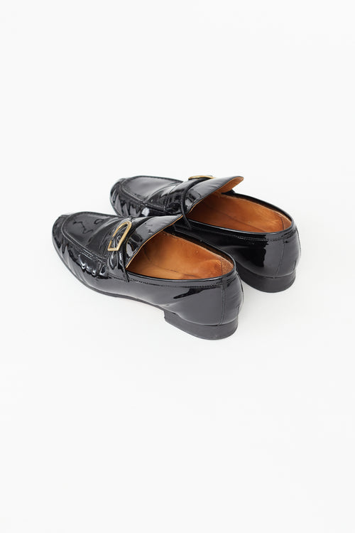 Isabel Marant Black Patent August Loafer