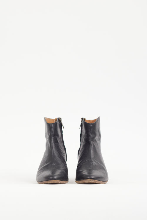 Isabel Marant Brown Leather Dacken Boot