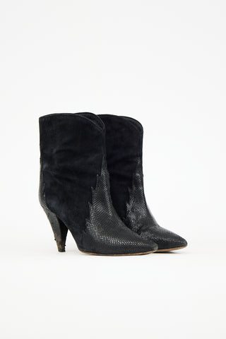 Isabel Marant Suede Leider Boot