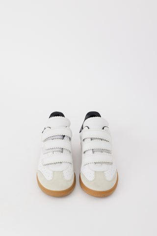 Isabel Marant White 
Black Leather Beth Sneaker