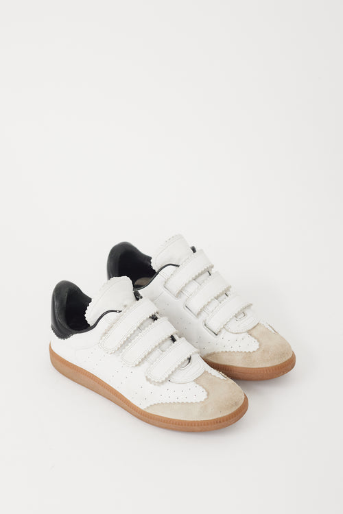 Isabel Marant White Leather Bethy Sneaker