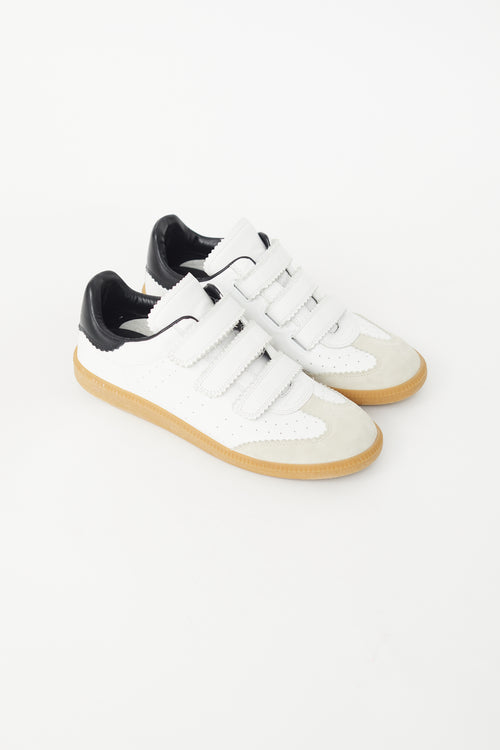 Isabel Marant White Leather Bethy Sneaker