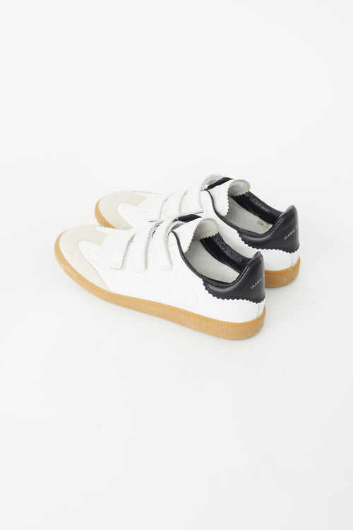 Isabel Marant White Leather Bethy Sneaker