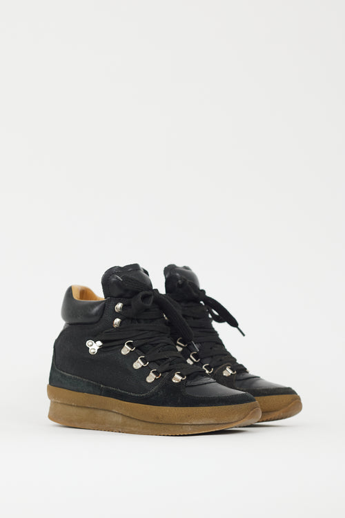 Isabel Marant Étoile Black 
Brown Brent Hiking Boot