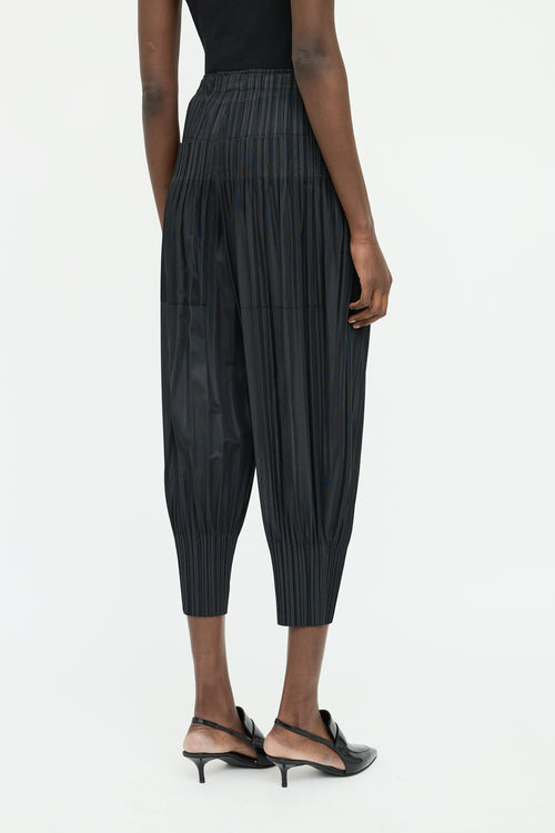 Pleats Please Issey Miyake Black Pleated JF Pant