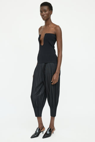 Pleats Please Issey Miyake Black Pleated JF Pant