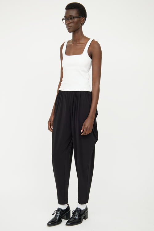 Issey Miyake Black Pleated Skinny Pant