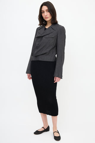 Issey Miyake Zigzag Pleat Skirt