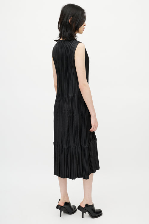 VSP Archive Black Pleated Dress