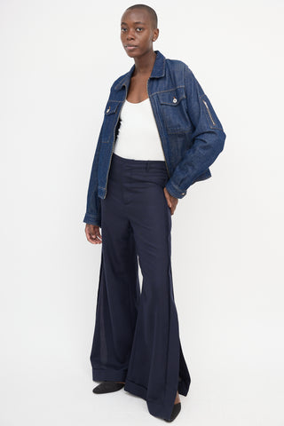 Jacquemus SS 2017 Wool Wide Leg Trouser