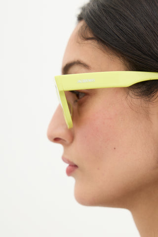  Neon Yellow Nocio Sunglasses