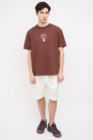 Jacquemus Brown Le Papier 
Le T-Shirt À Plus
 T-Shirt