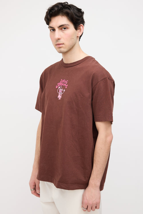 Jacquemus Brown Le Papier 
Le T-Shirt À Plus
 T-Shirt