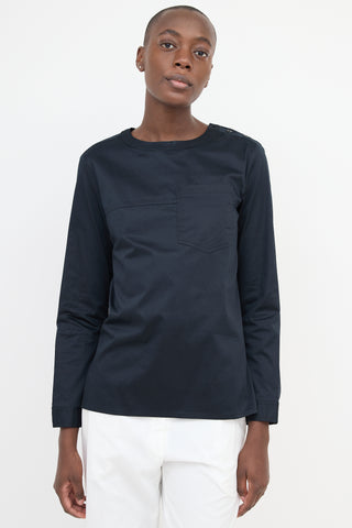 Jil Sander Patch Pocket Top