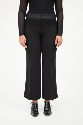 Jean Paul Gaultier Black Jacquard Pant