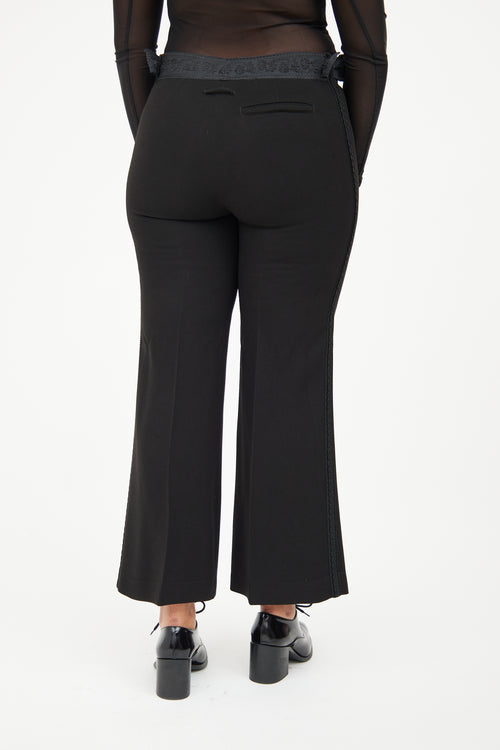 Jean Paul Gaultier Black Jacquard Pant