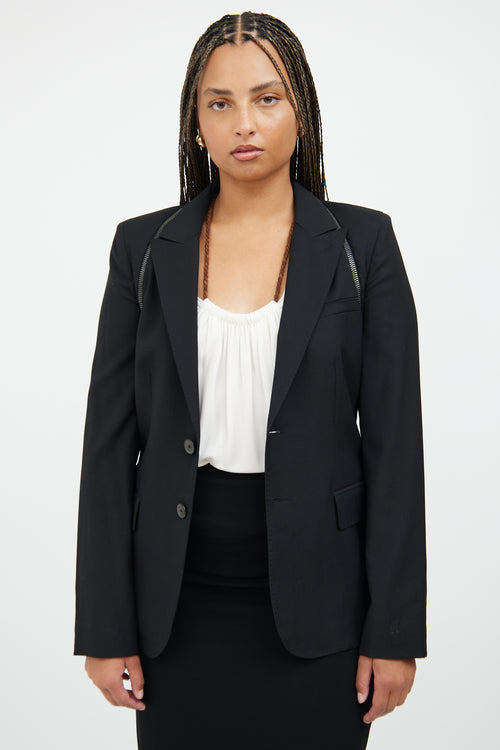 Femme Zipper Three Way Blazer