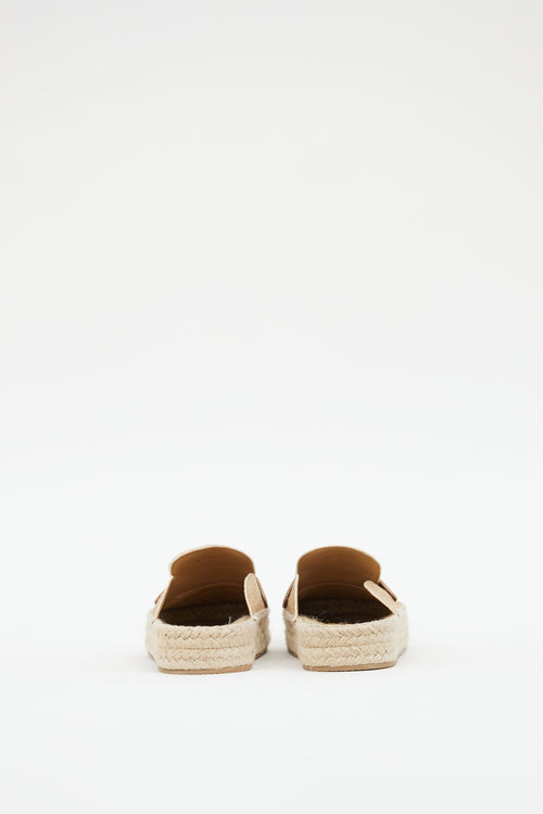 JW Anderson Beige Woven Mule