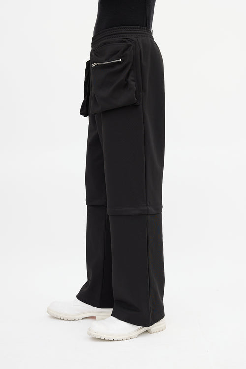 JW Anderson Black Convertible Track Pant