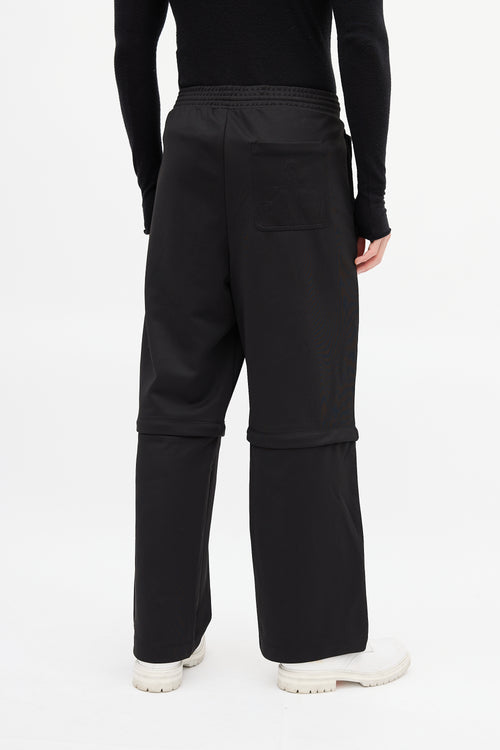 JW Anderson Black Convertible Track Pant