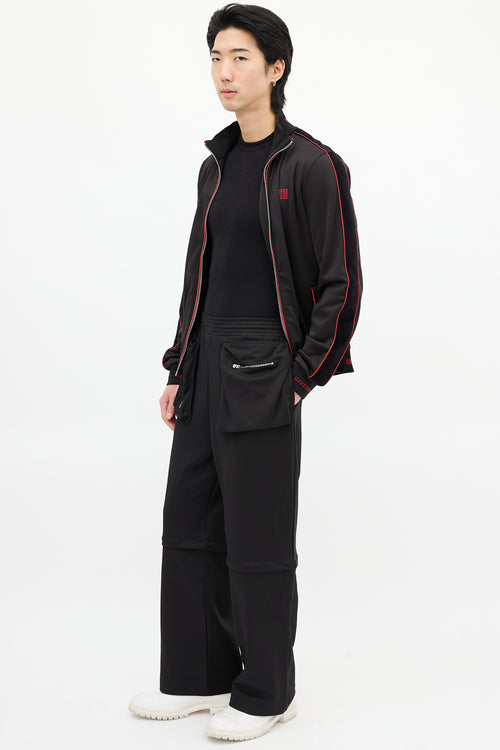 JW Anderson Black Convertible Track Pant