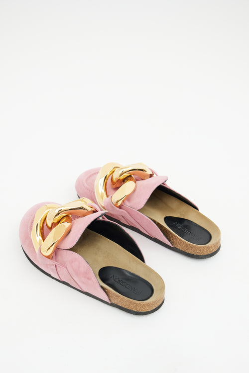 JW Anderson Pink Chain Mule