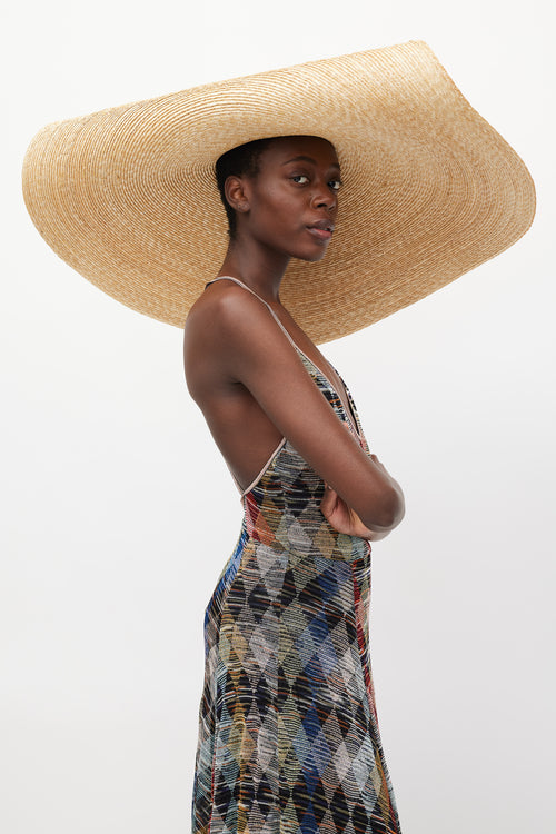 Jacquemus Beige Le Raphia Le Chapeau Bomba Hat