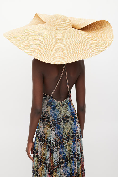 Jacquemus Beige Le Raphia Le Chapeau Bomba Hat