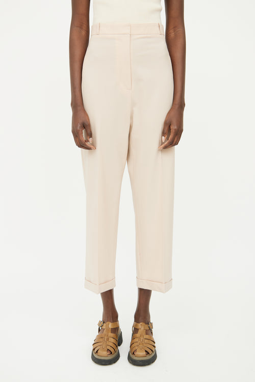 Jacquemus Brown Cuffed Pant