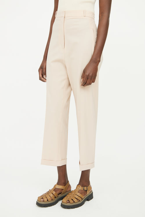 Jacquemus Brown Cuffed Pant