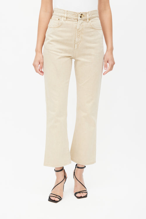 Jacquemus Beige Stonewash Slim Denim Jeans