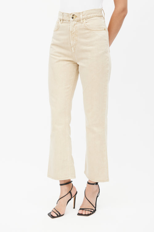 Jacquemus Beige Stonewash Slim Denim Jeans