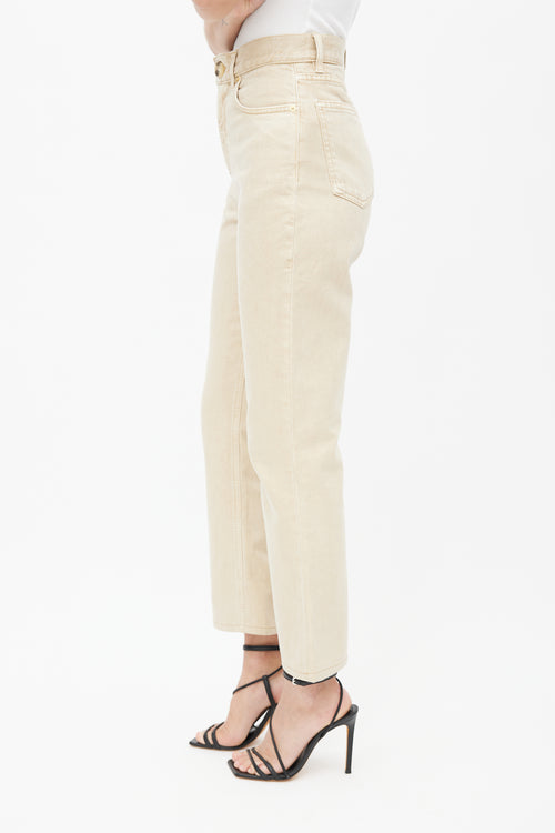 Jacquemus Beige Stonewash Slim Denim Jeans