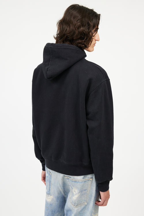 Jacquemus Black Embroidered Logo Hoodie