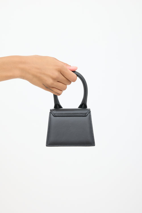 Jacquemus Black Leather Le Chiquito Homme Bag