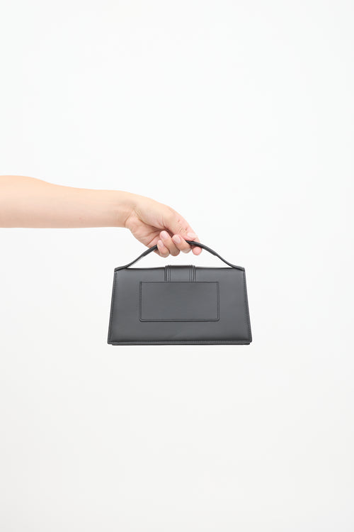 Jacquemus Black Leather Le Grand Bambino Bag