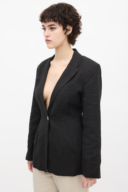 Jacquemus Black Hemp 
Wool Blend L
Amour Blazer