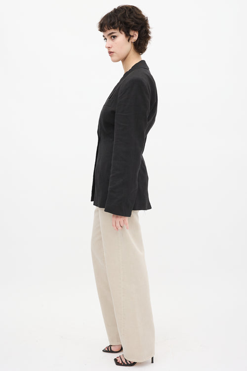 Jacquemus Black Hemp 
Wool Blend L
Amour Blazer