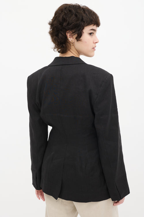 Jacquemus Black Hemp 
Wool Blend L
Amour Blazer